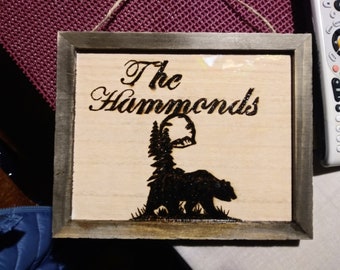 Placas de nombre personalizadas