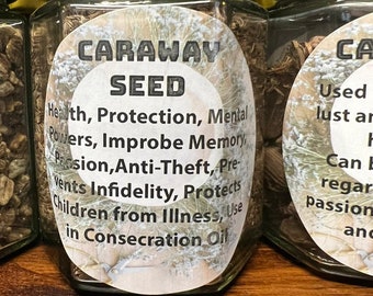 Caraway Seeds | 100g in Jar | Herb | Herbwork | Spell Reagent