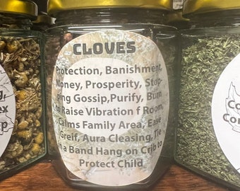 Cloves | 70g | Herbs in Jar | Herb Work | Root Work | Spell Work