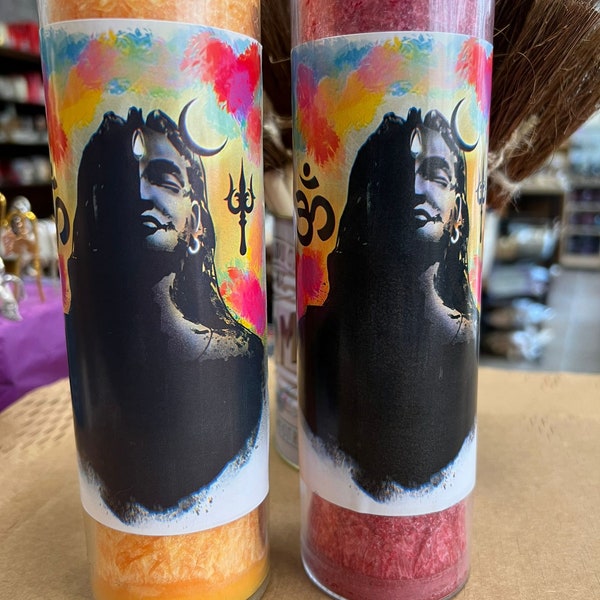 Shiva 7 Day Candle | Shiva Ritual Candle | Religious Candle | Scented Candle