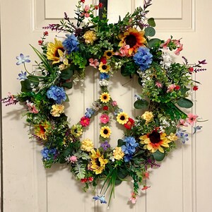 Peace Sign, Peace, Wildflower, Greenery,floral,grapevine, Spring ...
