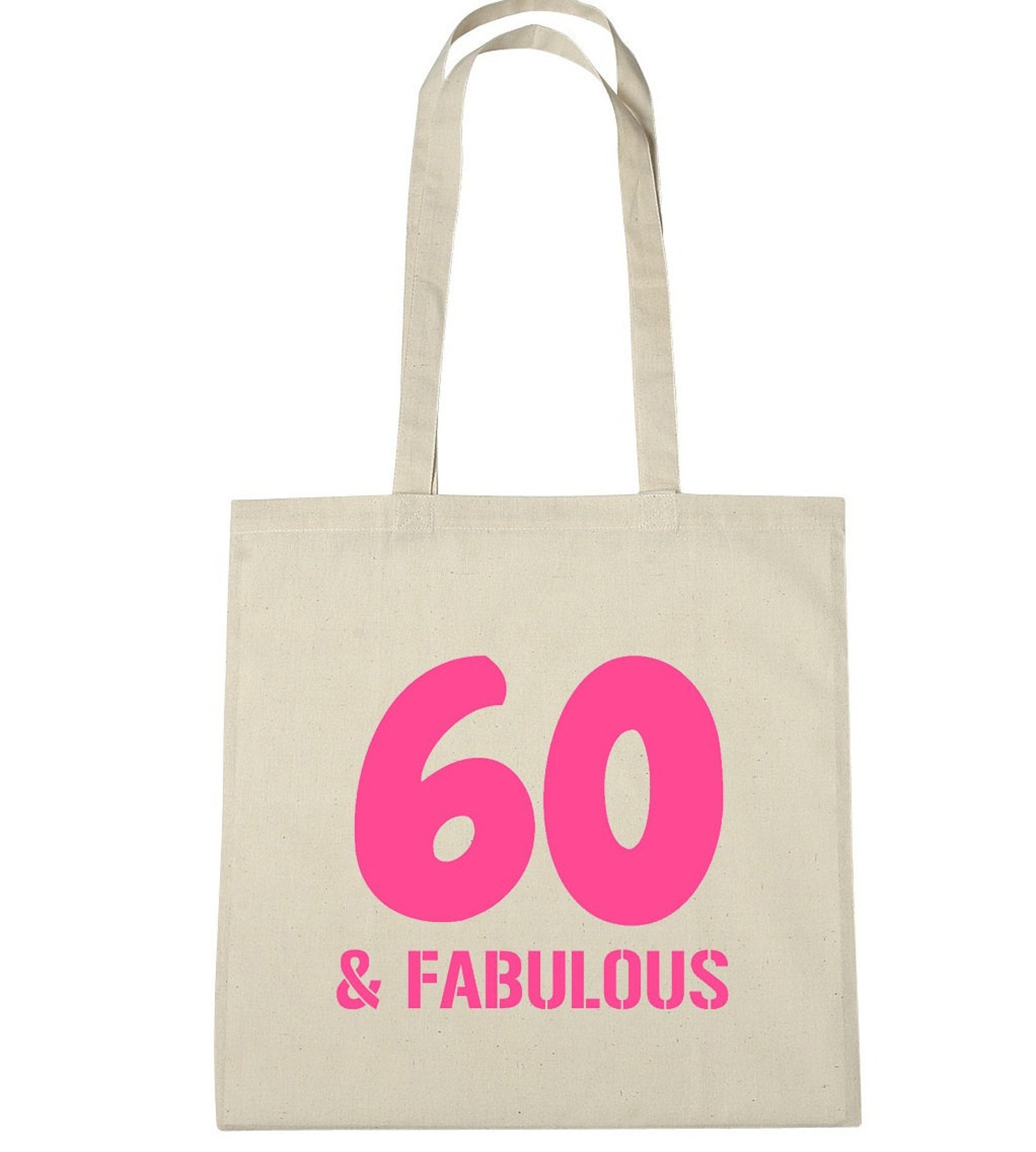 60 & Fabulous Tote Bag 60th Birthday Gifts for Woman Mum Etsy
