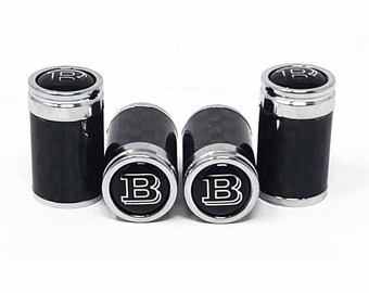 CapsMaster 4-Pack Hex Fit Bentley Tire Valve Caps - Aluminum Dust Covers - Silver - Made In USA