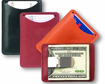 Leather Card Clip