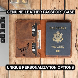 Personalisierte Leder Passhülle, Leder Passport Cover, handgefertigte Passhülle, Kreditkarten Brieftasche, Mama Geschenk, Geburtstagsgeschenk, Papa Geschenk