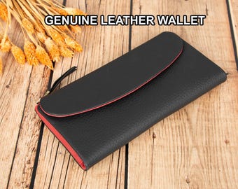 Leather Wallet for Women with Phone and Card Storage