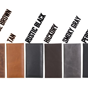 Full Grain Leather Unisex Long Wallet with 16 Card Slots and Cash Compartments, Name Engraved Wallet Men and Women image 9