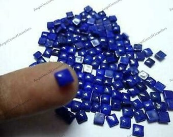 Natural Lapis Lazuli Square  Cabochon 3X3MM To 10X10MM Loose Gemstone Free Shipping.