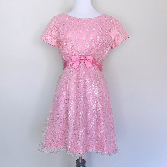 XS | Vintage 1960’s Emma Domb Cotton Candy Pink a… - image 2