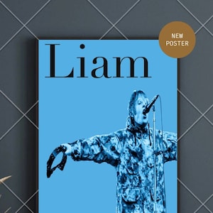 Liam Gallagher print, digital print, digital art, oasis print, oasis, noel gallagher print, hampden park