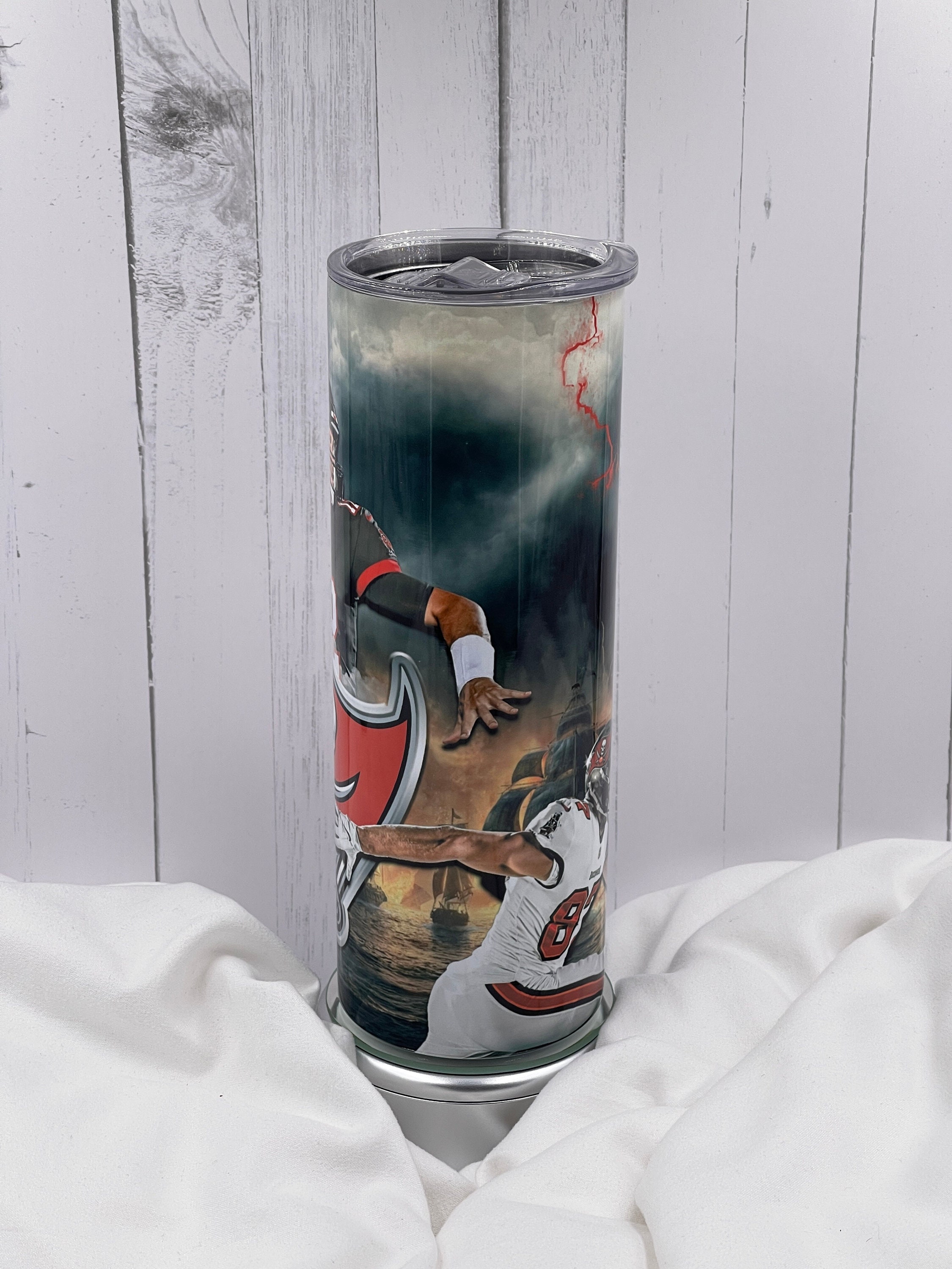 Tampa Bay Buccaneers Tom Brady Inspired 20 Oz. Stainless Steel Drink ...