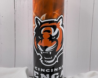 Cincinnati Bengals 20 oz. stainless steel tumbler.
