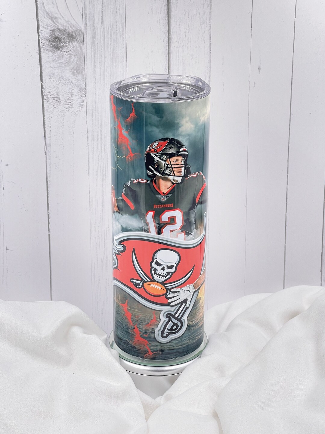 Tampa Bay Buccaneers Tom Brady Inspired 20 Oz. Stainless Steel Drink ...