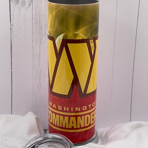 Washington Commaders Football stainless steel drink tumbler