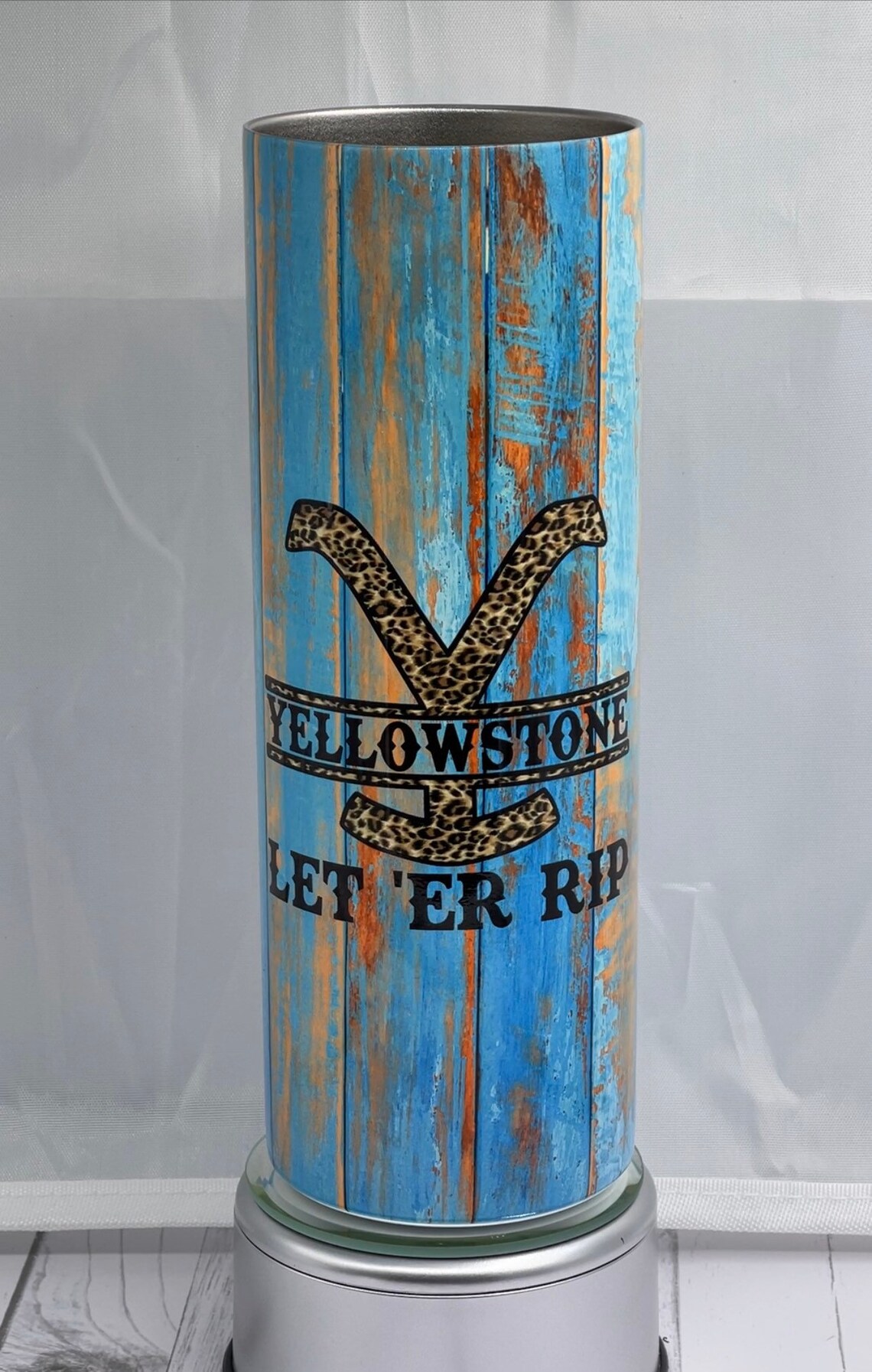 Yellowstone Let 'er Rip Drink Tumbler Etsy