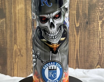 Kansas City Royals Baseball 20oz stainless steel drink tumbler
