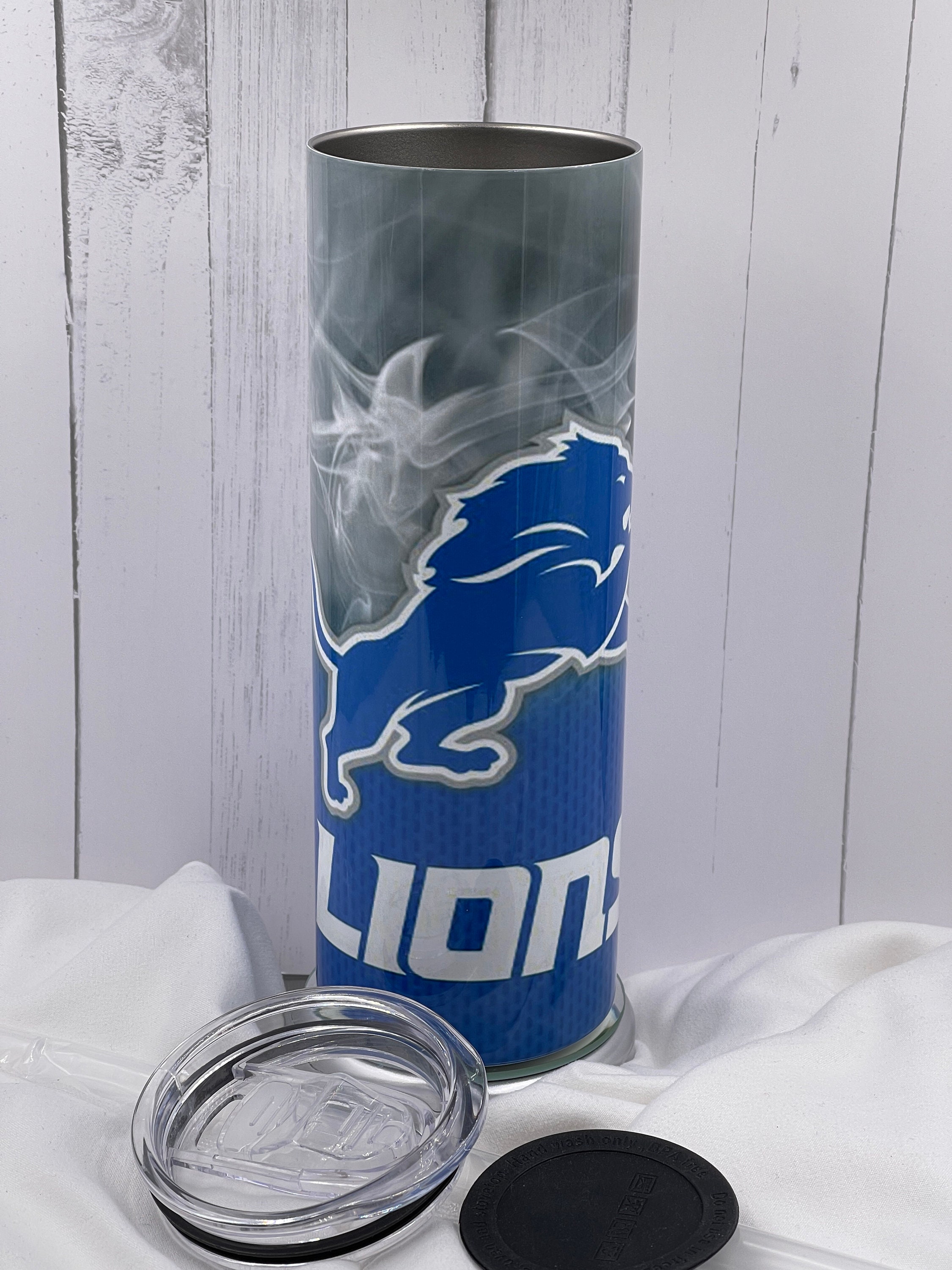 Detroit Lions Fans Coffee Cup 20OZ Car Cup Home Travel Portable Cup Style