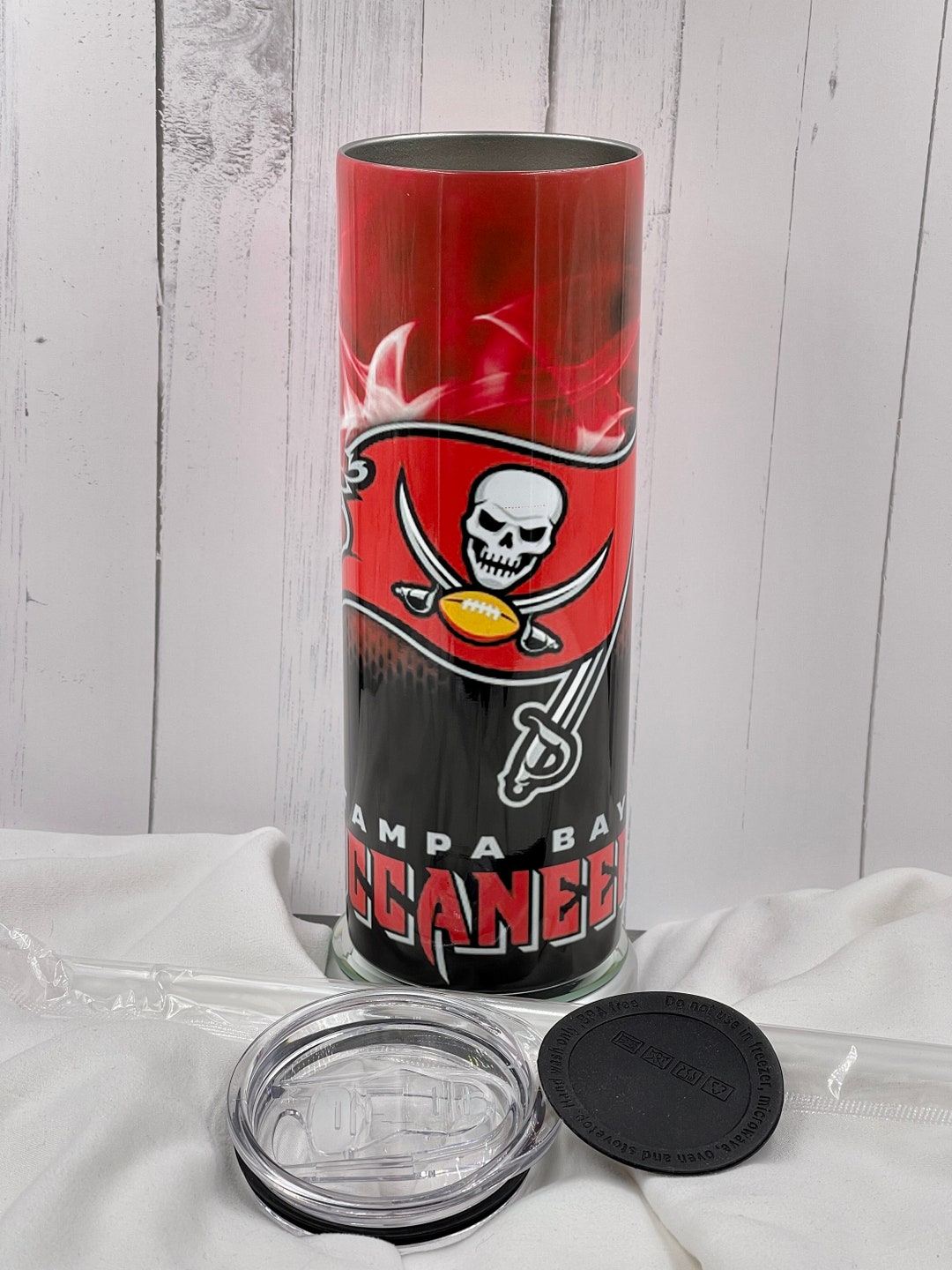 Tampa Bay Buccaneers Inspired 20 Oz. Stainless Steel Drink Tumbler Etsy