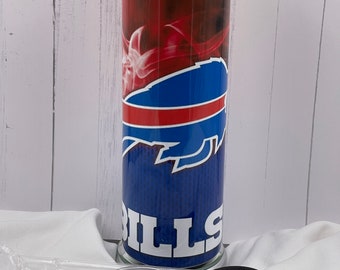Buffalo Bills Football inspired 20oz stainless steel drink tumbler