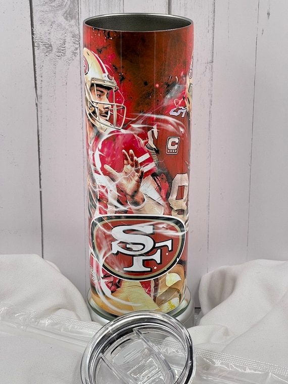 San Francisco 49ers Jimmy Garoppolo and George Kittle 20 Oz. Stainless  Steel Tumbler. 