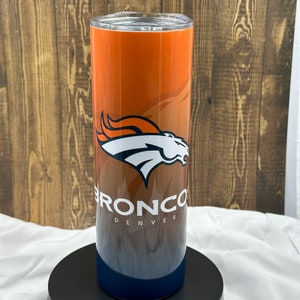 Denver Broncos  20 oz. stainless steel drink tumbler