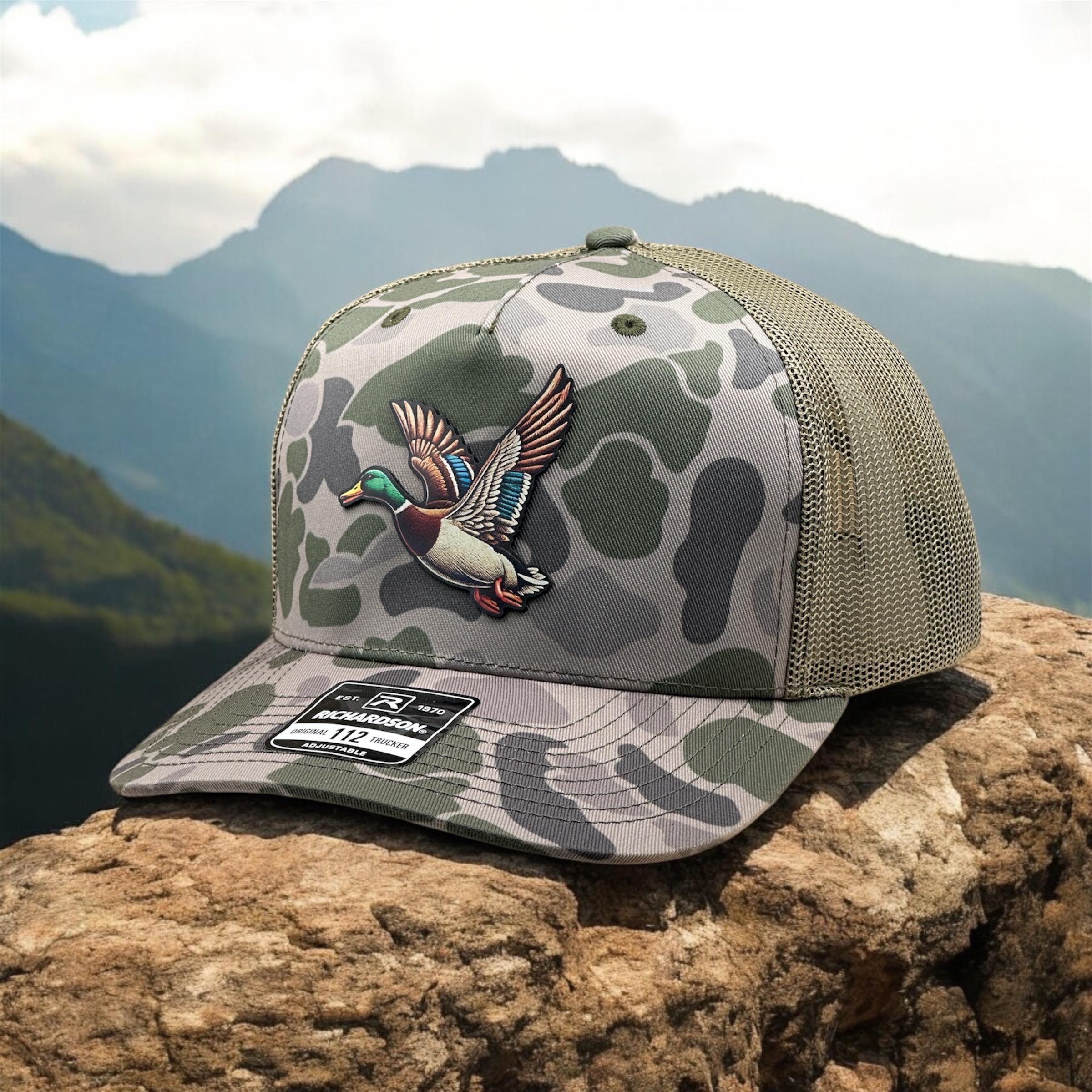 Mallard Duck Camo Trucker Hat Hats | Landing Mallard Design - Southern Hat Co – Southern  main image 4