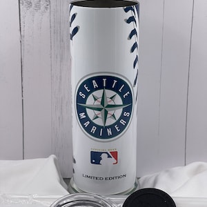 Seattle Mariners Baseball 20oz stainless steel drink tumbler