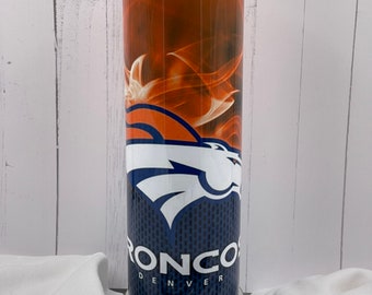 Denver Broncos  20 oz. stainless steel drink tumbler
