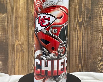 Kansas City Chiefs Football stainless steel drink tumbler