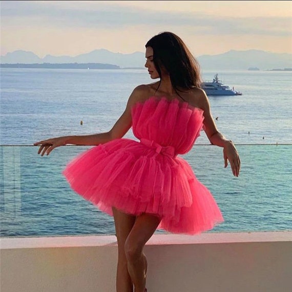 Short Layered Tutu Tulle Dress tulle 