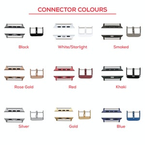 Apple Watch Band Connector, 316L Stainless Steel Adapter, Spring Bars, Buckle, iWatch Adapter Set for Series Ultra 2 10 9 8 7 6 5 4 3 2 1 SE