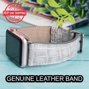 Apple iWatch Genuine Leather Band, Apple Watch Strap, Apple Watch Bracelet, Customized Gift Band Apple Watch 49/46/45/44/42/41/40, Gift