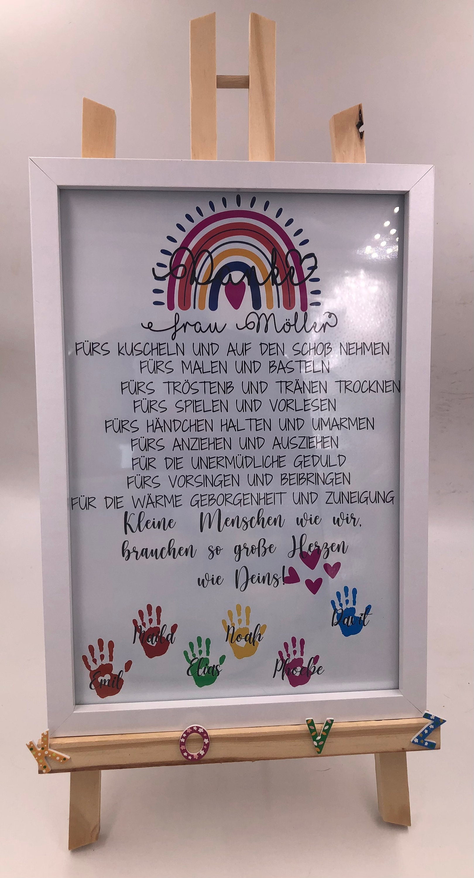 Danke KindergartenAbschiedsgeschenk KITA Poster zum Abschied - Etsy