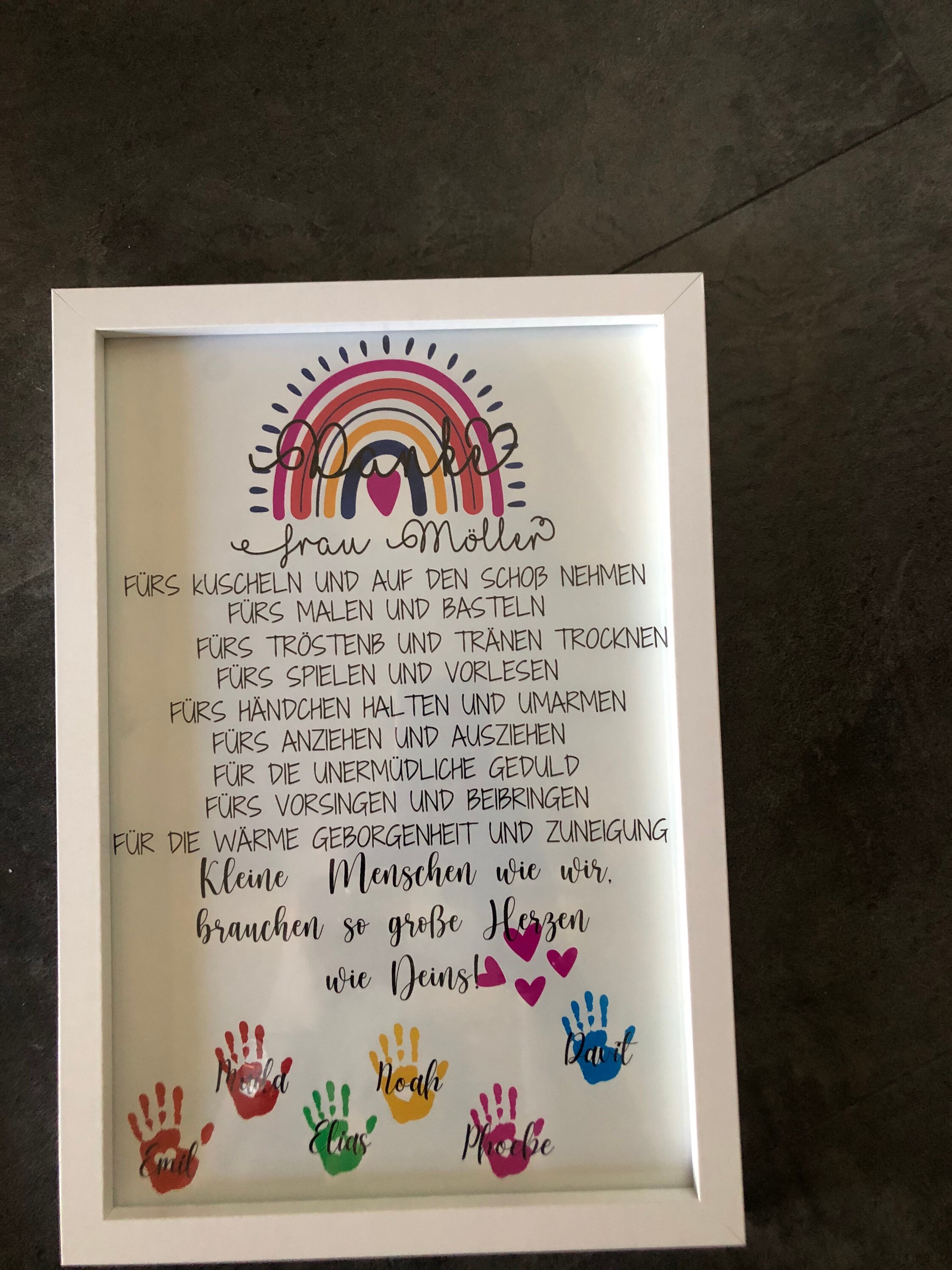 Danke KindergartenAbschiedsgeschenk KITA Poster zum Abschied - Etsy