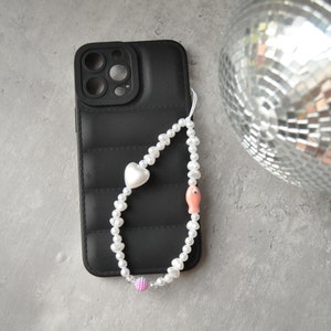 thumbnail image 2 of SIEYIO Cute Phone Strap Flower Phone Chain Sweet Lilys Of The Valley Diy Phone Charm 2 of 11