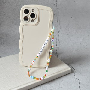 Frost Beaded Phone Charm Strap | Beaded Phone Strap