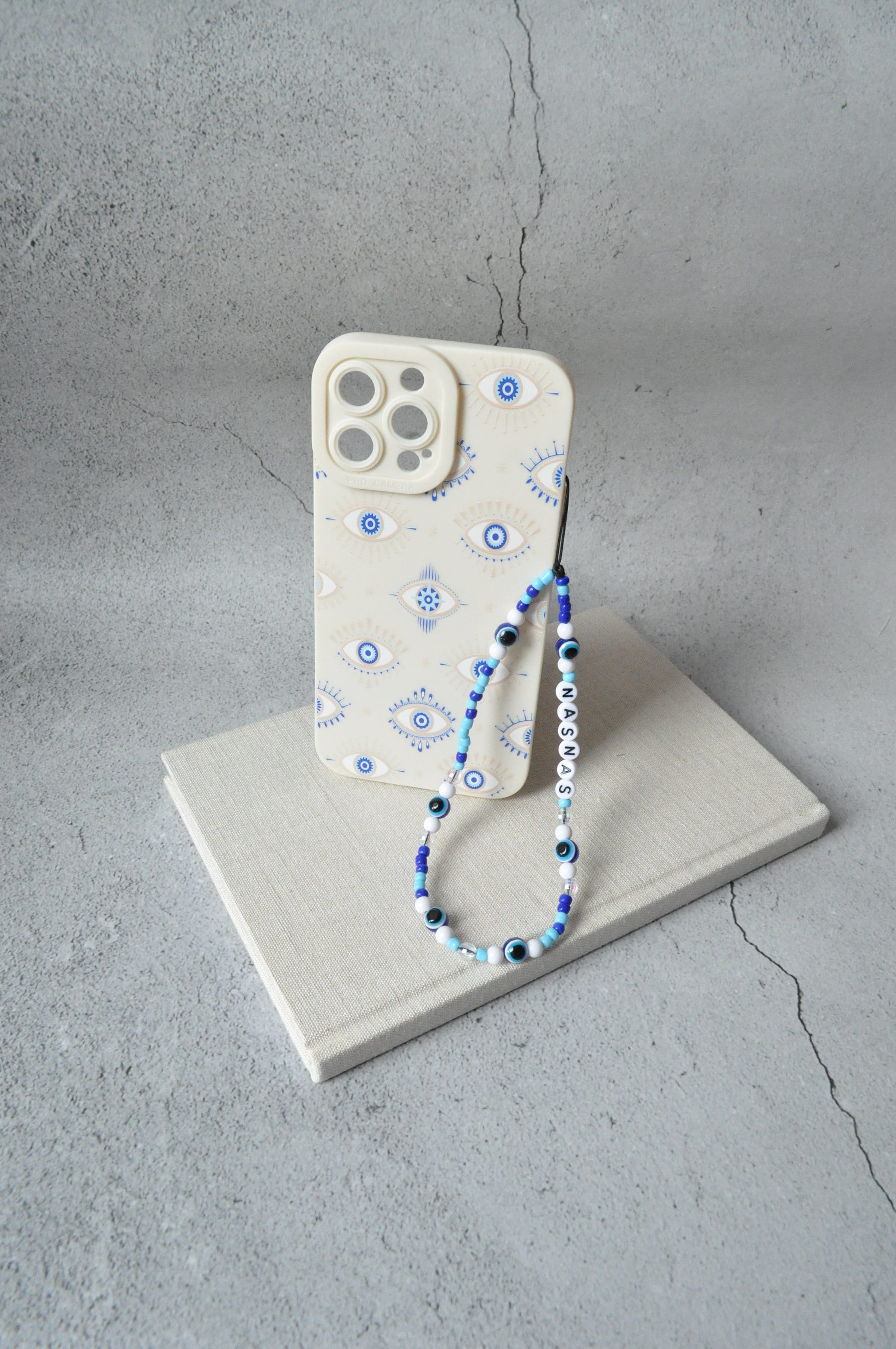8 Ciondoli Portafortuna A Forma Di Occhio Maligno - Realizzati A Mano In Vetro, Portachiavi Per Telefono E Borsa, 2 Colori, Lunghi 11,5 Cm - 3