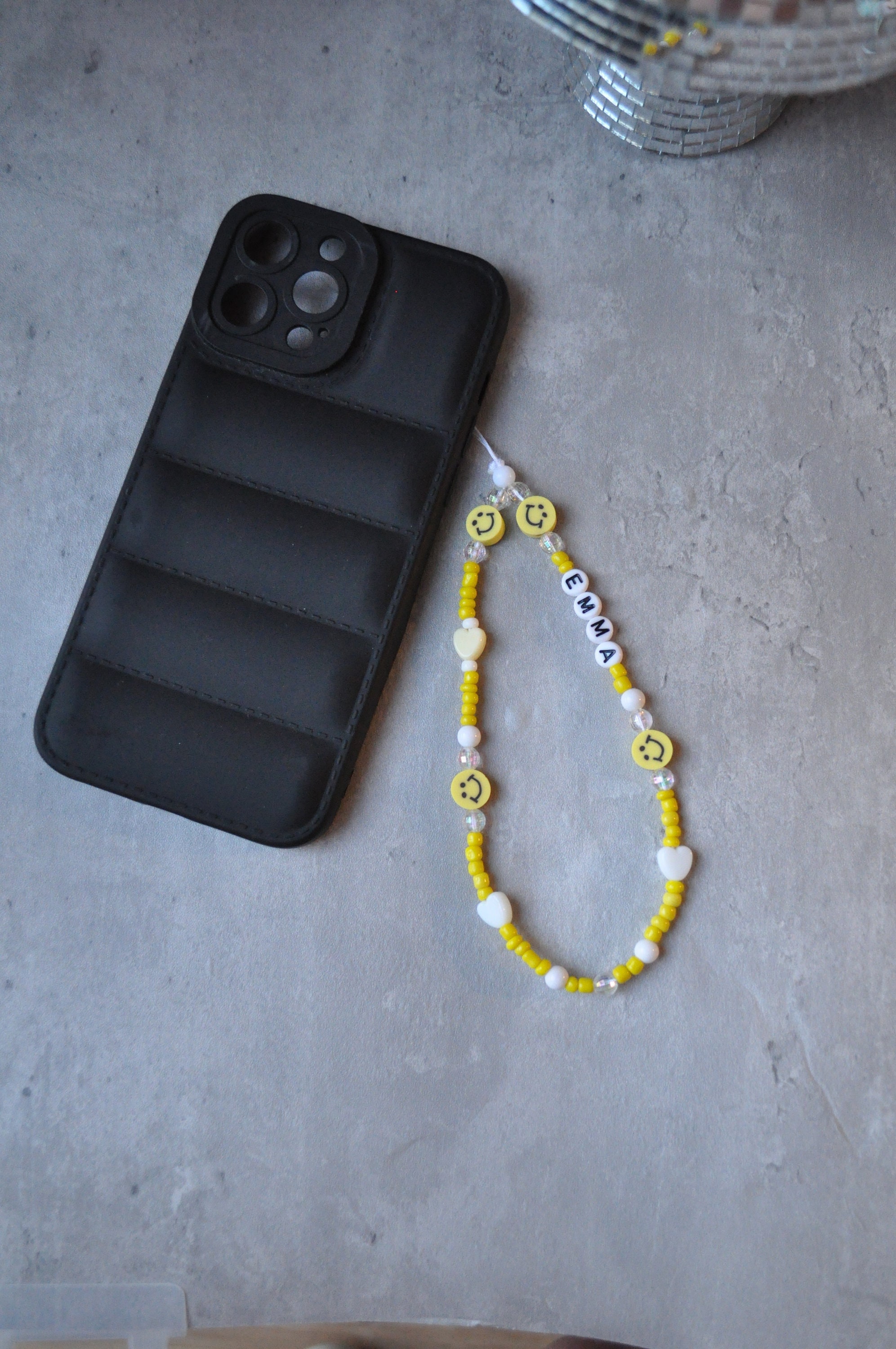 Charm Pour Téléphone Mllefor Perles Multcolores, Chaîne De