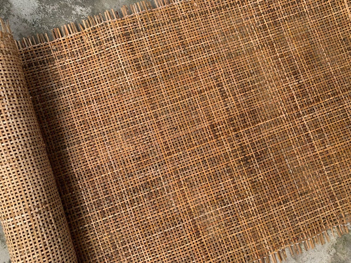 Dark Natural Rattan Cane bing Roll Cane for Furniture DIY Etsy Canada