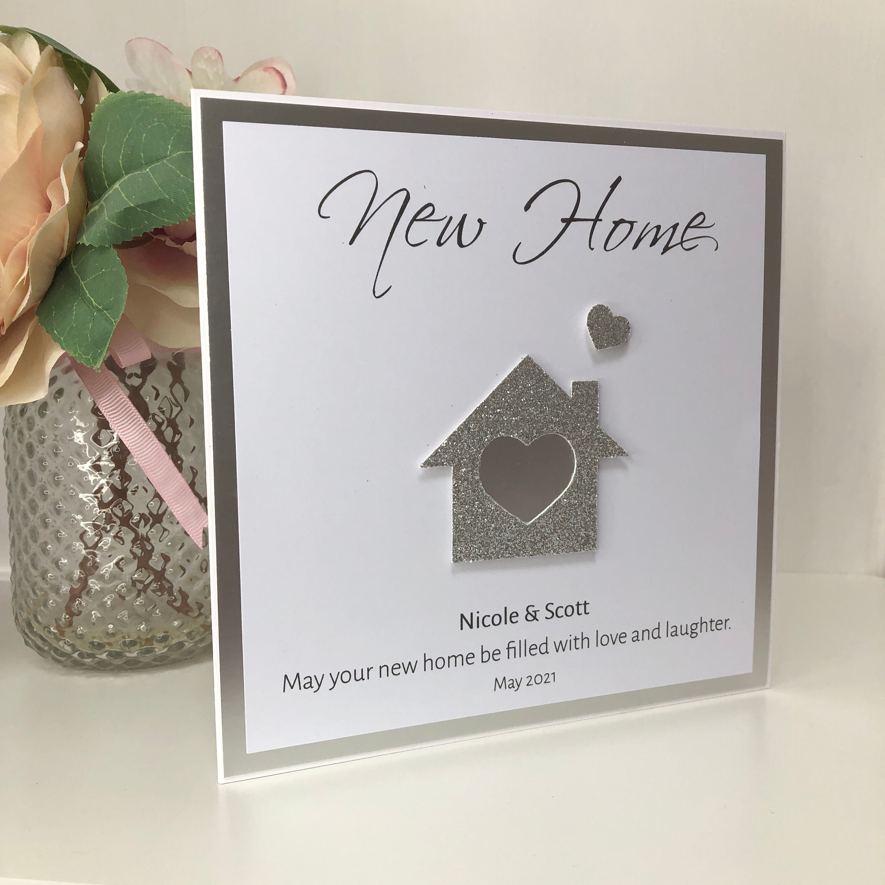 Personalised Handmade New Home Card Etsy UK