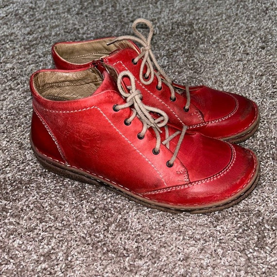 Josef Seibel Neele red ankle boots Size 38