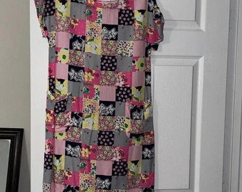 Lilly Pulitzer patchwork print dress XS