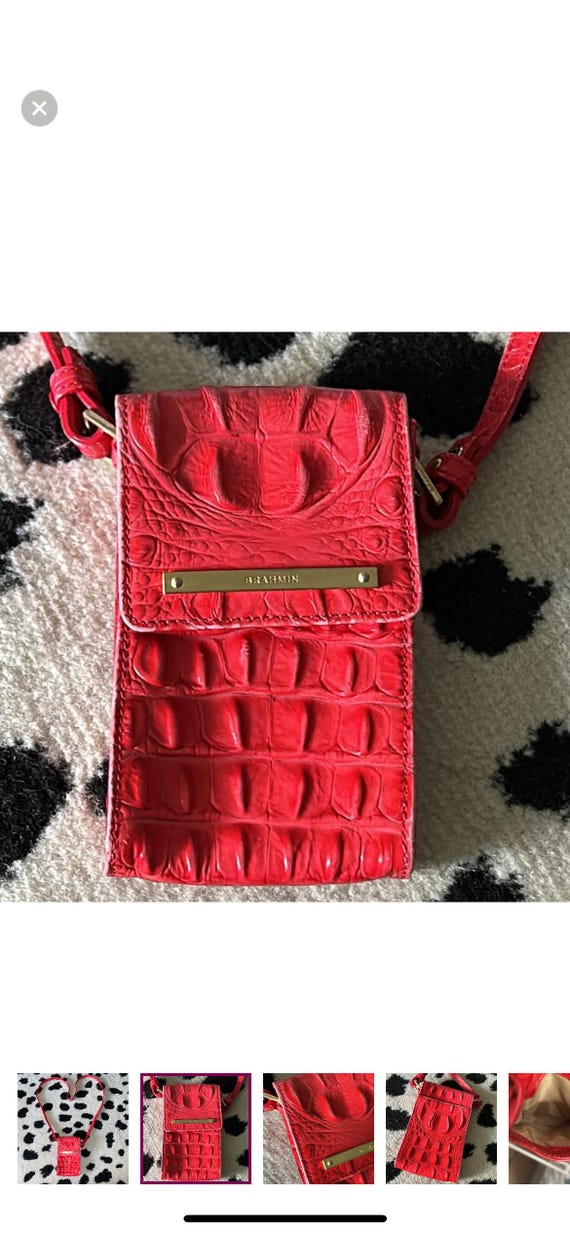Red brahmin crossbody hotsell
