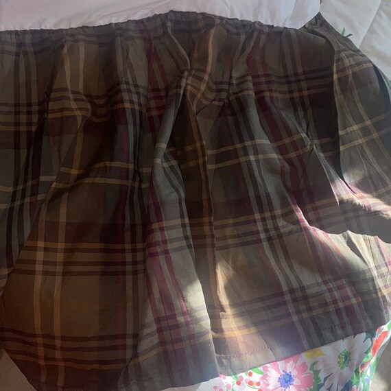 Ralph Lauren Altered Edgefield Plaid King Bedskirt Etsy