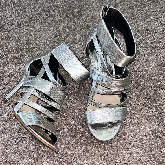 Michael Kors silver heels