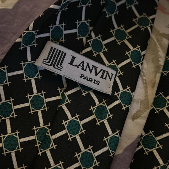 Vintage LANVIN silk tie - image 4