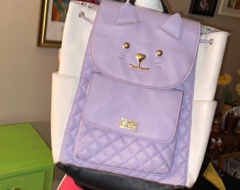 purple cat backpack