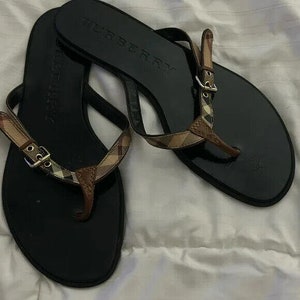 BURBERRY Sandals AUTHENTIC Etsy