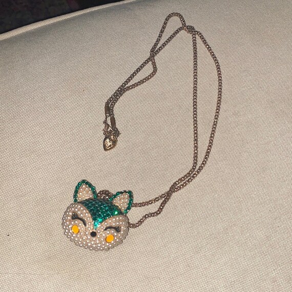 Betsey Johnson Fox Beaded Necklace - Etsy