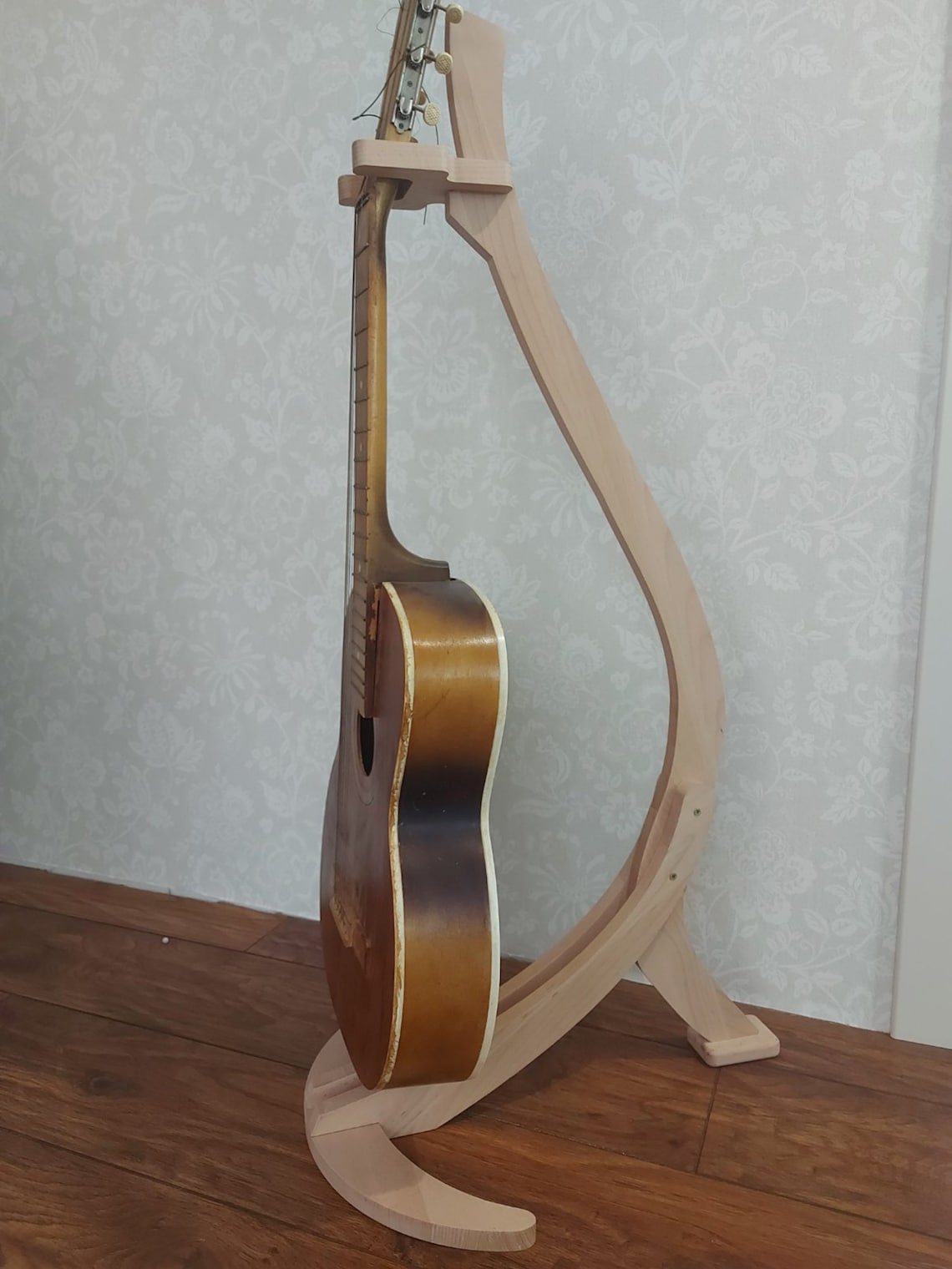 Handmade Custom Wood Guitar Stand Etsy